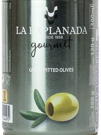 Zelené olivy bez pecky